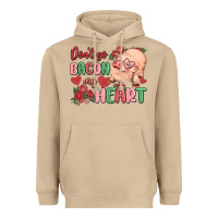 Mushroom don't go bacon my heart Heavyweight Hoodie - MaliasSmallBusiness