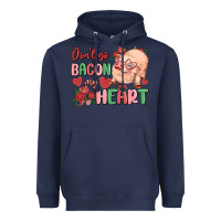 Navy don't go bacon my heart Heavyweight Hoodie - MaliasSmallBusiness