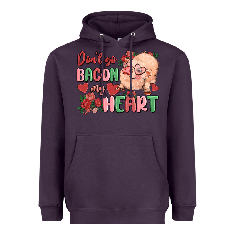 Don't Go Bacon My Heart Heavyweight Hoodie by MaliasSmallBusiness | Teevron