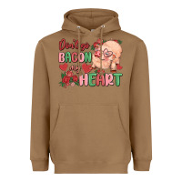 Toasted Coconut don't go bacon my heart Heavyweight Hoodie - MaliasSmallBusiness
