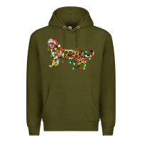 Christmas Bengal Cat Premium Hoodie | Teevron