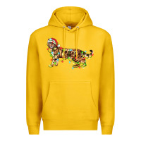Lemon christmas bengal cat Premium Hoodie - LillyAllenDesigns