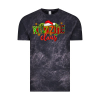 Cloud Black Christmas kizzie claus Vintage Tee - FaDigitalArtStudio
