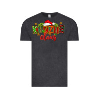Vintage Black Christmas kizzie claus Vintage Tee - FaDigitalArtStudio