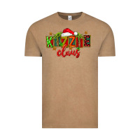 Vintage Coffee Christmas kizzie claus Vintage Tee - FaDigitalArtStudio