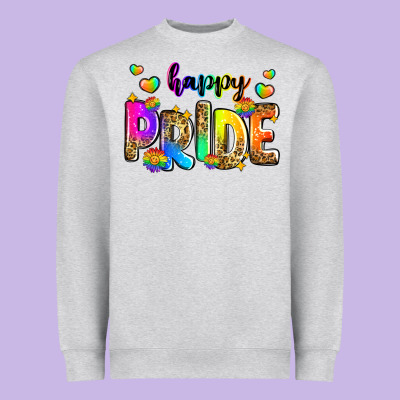 Happy Pride Heavyweight Sweatshirt Designed By Zillion Design Studio