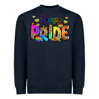 Navy happy pride Heavyweight Sweatshirt - Zillion Design Studio