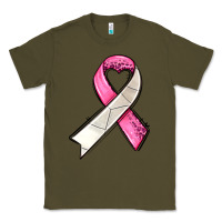 Army Green breast cancer sport ribbons Classic Tee - AdoDesignShop
