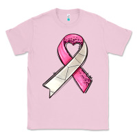 Bubblegum Pink breast cancer sport ribbons Classic Tee - AdoDesignShop