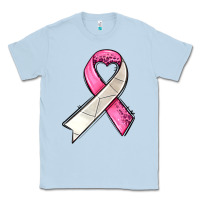 Dusty Blue breast cancer sport ribbons Classic Tee - AdoDesignShop