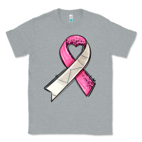 Heather Grey breast cancer sport ribbons Classic Tee - AdoDesignShop