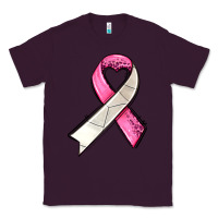 Plum breast cancer sport ribbons Classic Tee - AdoDesignShop