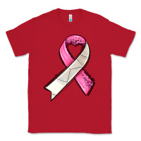 Red breast cancer sport ribbons Classic Tee - AdoDesignShop