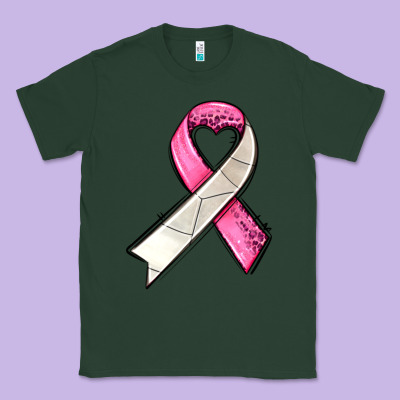 Breast Cancer Sport Ribbons Classic Tee Designed By Adodesignshop