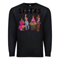Black sista sisters afro black women Premium Sweatshirt - NancyCooperArtShop