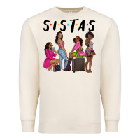 Sandshell sista sisters afro black women Premium Sweatshirt - NancyCooperArtShop