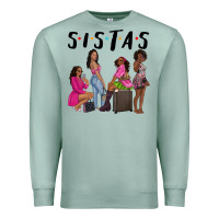 Seafoam sista sisters afro black women Premium Sweatshirt - NancyCooperArtShop