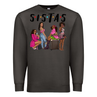 Smoke sista sisters afro black women Premium Sweatshirt - NancyCooperArtShop
