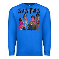 True Royal sista sisters afro black women Premium Sweatshirt - NancyCooperArtShop