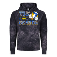 Cloud Black tis' the season volleyball Vintage Hoodie - Zillion Design Studio