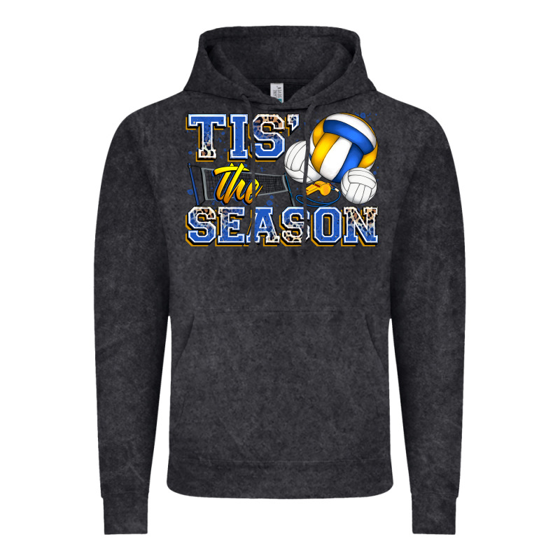 Tis' The Season Volleyball Vintage Hoodie by Zillion Design Studio | Teevron