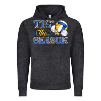 Vintage Black tis' the season volleyball Vintage Hoodie - Zillion Design Studio