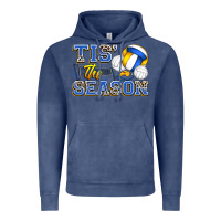 Vintage Denim tis' the season volleyball Vintage Hoodie - Zillion Design Studio