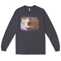 Smoke Cowhide Wood Glitter Pattern Long Sleeve Tee - Bettercallsaul