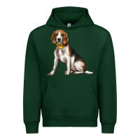 Foreset Green beagle with overflow Urban Hoodie - texasbilliewilder