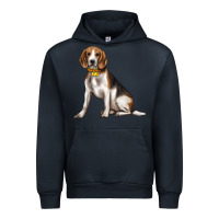Navy beagle with overflow Urban Hoodie - texasbilliewilder