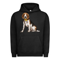 Pigment Black beagle with overflow Urban Hoodie - texasbilliewilder