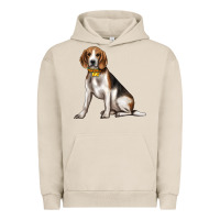Pigment French Oak beagle with overflow Urban Hoodie - texasbilliewilder