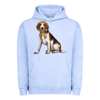 Pigment Grape Ice beagle with overflow Urban Hoodie - texasbilliewilder