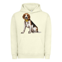 Pigment Pistachio beagle with overflow Urban Hoodie - texasbilliewilder