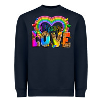 Navy Choose love Heavyweight Sweatshirt - Zillion Design Studio
