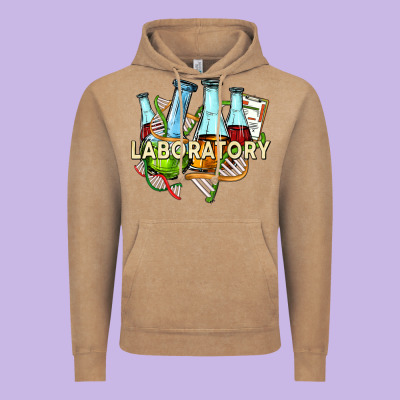 Laboratory Vintage Hoodie Designed By Texasbilliewilder
