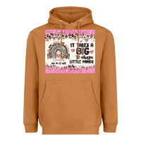 Meerkat it takes a big to shape little minds Heavyweight Hoodie - MaliasSmallBusiness