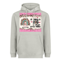 Moon Dust it takes a big to shape little minds Heavyweight Hoodie - MaliasSmallBusiness