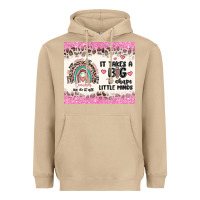 Mushroom it takes a big to shape little minds Heavyweight Hoodie - MaliasSmallBusiness