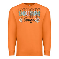 Carrot you are enough Premium Sweatshirt - MaliasSmallBusiness