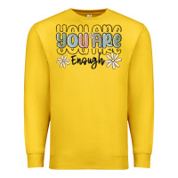 Lemon you are enough Premium Sweatshirt - MaliasSmallBusiness