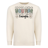 Sandshell you are enough Premium Sweatshirt - MaliasSmallBusiness