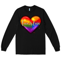 Black love is love heart Long Sleeve Tee - JahusDesignShop