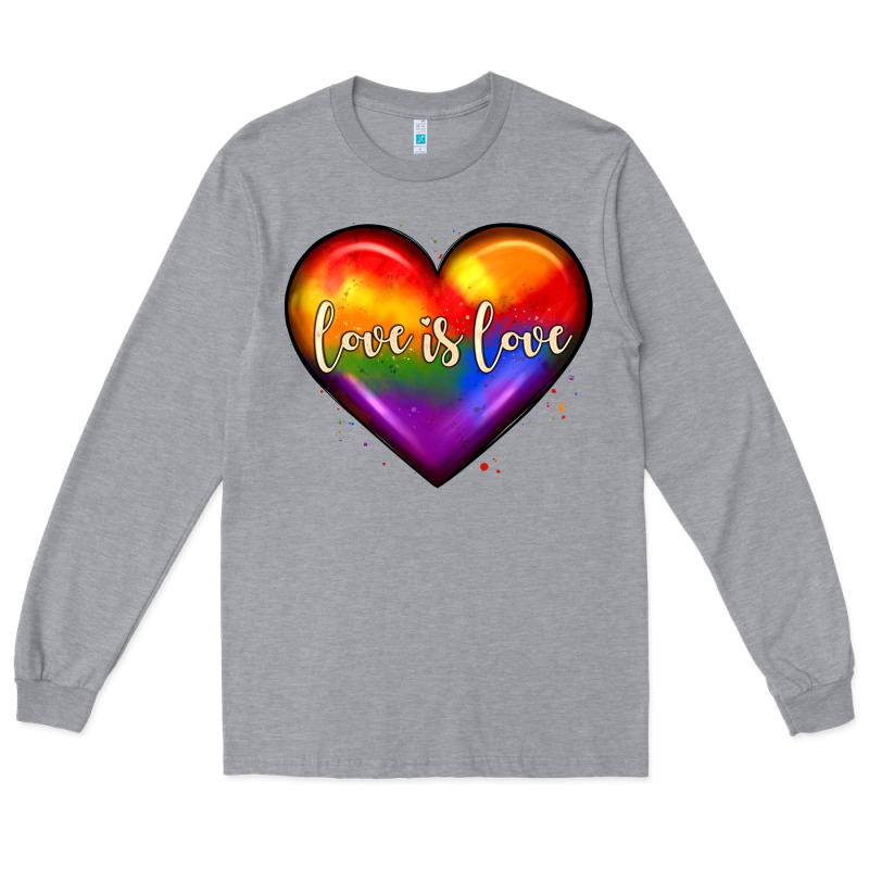 Love Is Love Heart Long Sleeve Tee by JahusDesignShop | Teevron