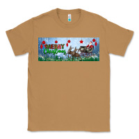 Toasted Coconut merry christmas with santa sleigh Classic Tee - BundleAndBundleShop