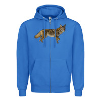 True Royal coyote Zipper Hoodie - LillyAllenDesigns
