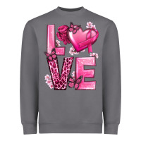 Storm Love Cancer with Heart Heavyweight Sweatshirt - texasbilliewilder