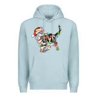 Blue Mist christmas american shorthair cat Premium Hoodie - LillyAllenDesigns