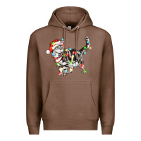 Christmas American Shorthair Cat Premium Hoodie | Teevron