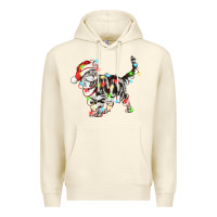 Sandshell christmas american shorthair cat Premium Hoodie - LillyAllenDesigns